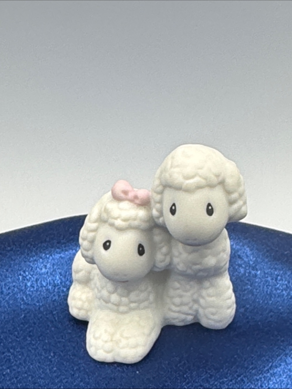 Vintage Precious Moments "Two By Two" Sheep Figurine, model # 530077. 1992